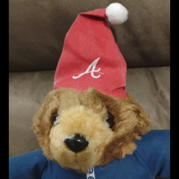 Atlanta Braves Baseball Bear Plush Stuffed Animal - Picture 5 of 12